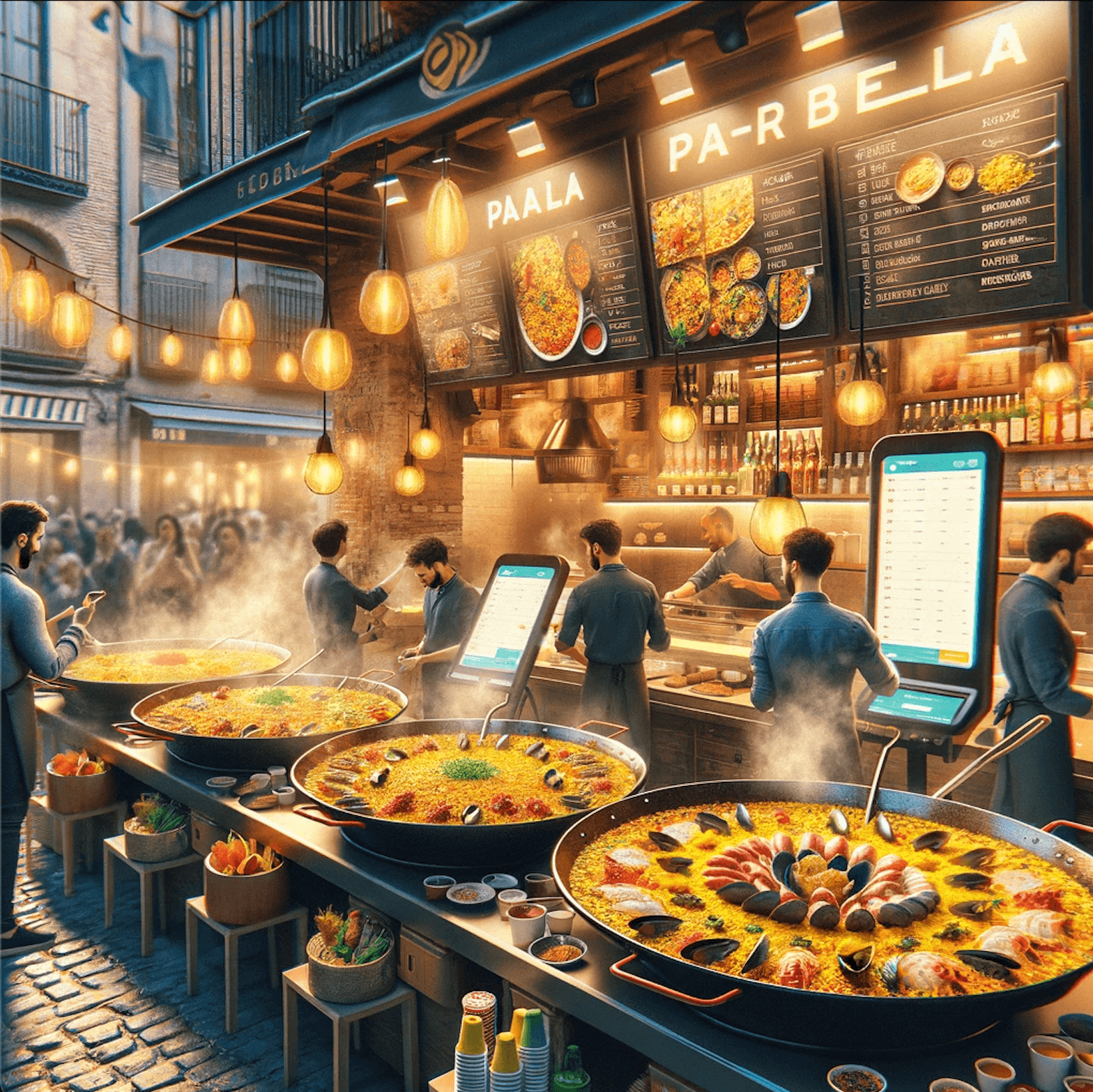 Paella fast casual restaurant concept by MAR